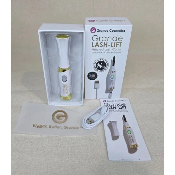 Grande Cosmetics LASH-LIFT Heated Lash Curler Long Lasting W/USB Cord NIB - Picture 5 of 6